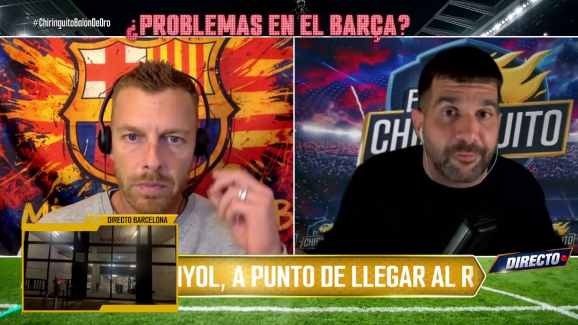 Jota Jordi y José Álvarez, en El Chiringuito