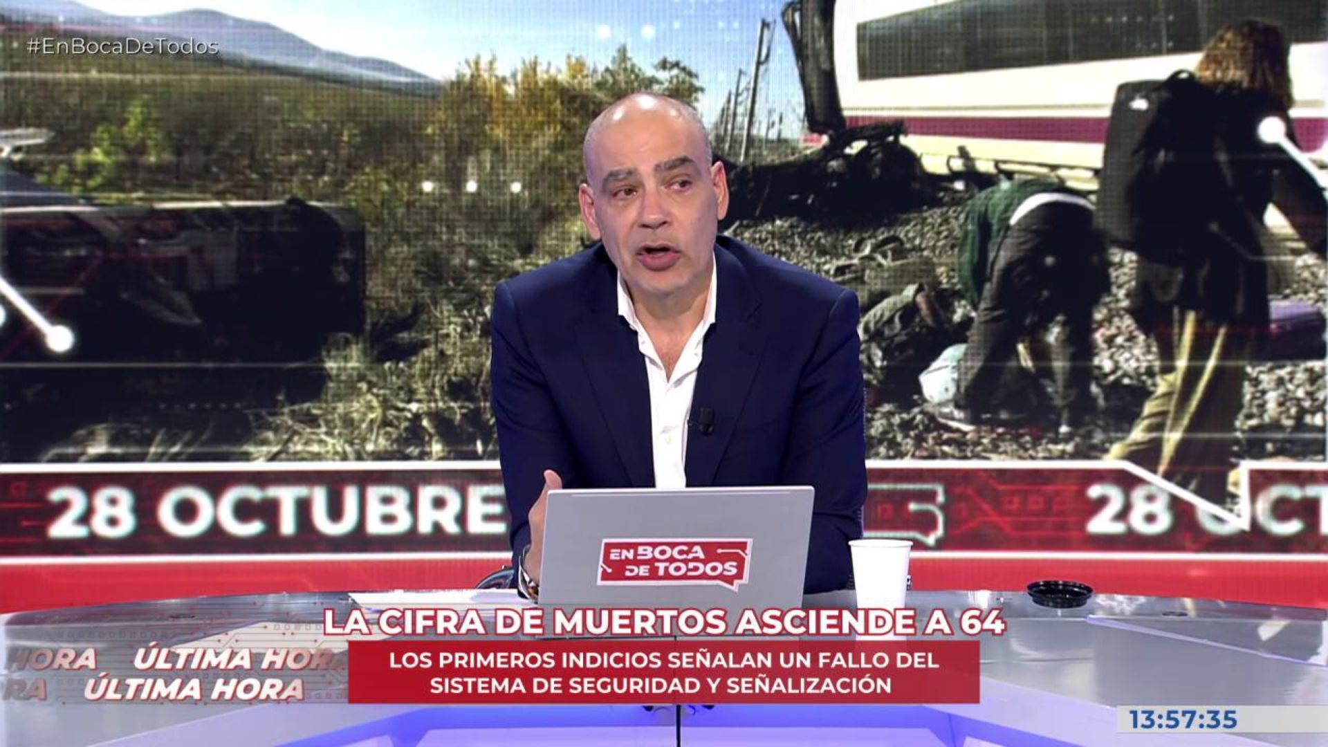 Nacho Abad, destrozado y entre lágrimas ante la tragedia de Urda (Toledo)