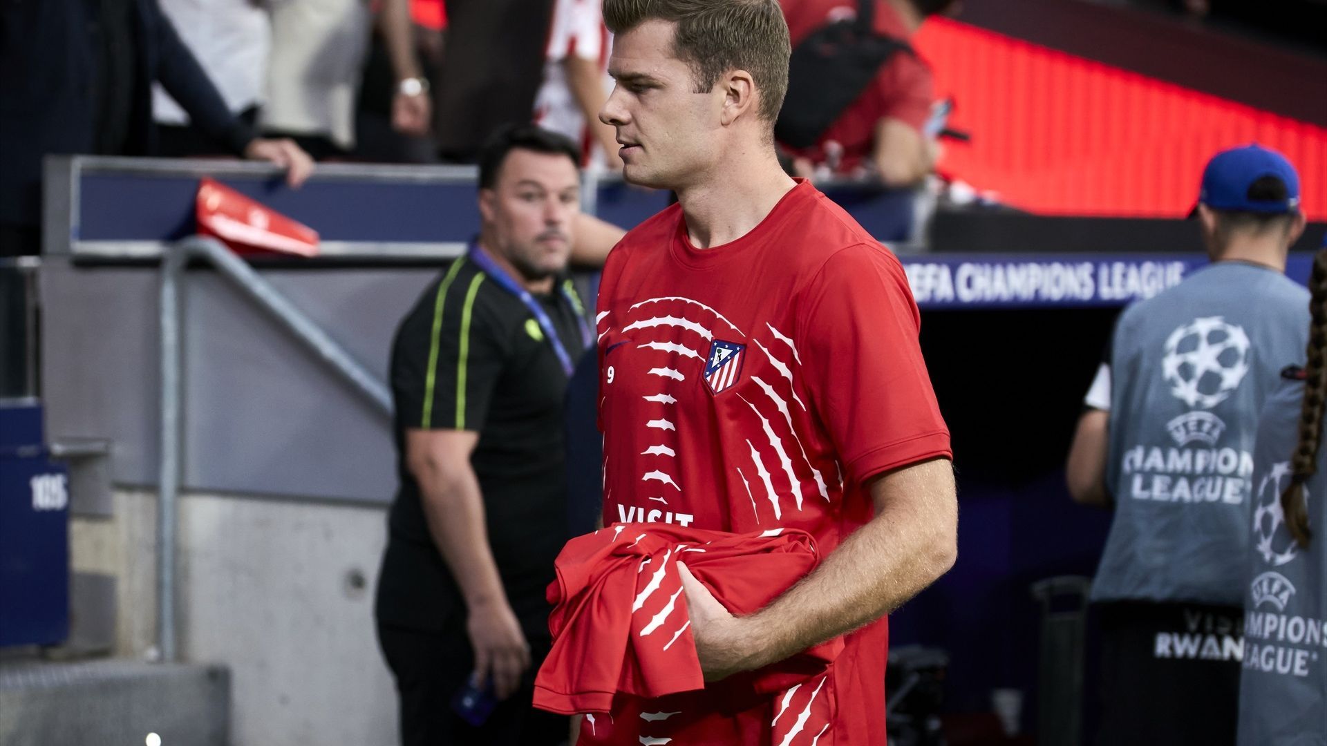 Alexander Sorloth en un partido con el Atlético de Madrid Alexander Sorloth en un partido con el Atlético de Madrid