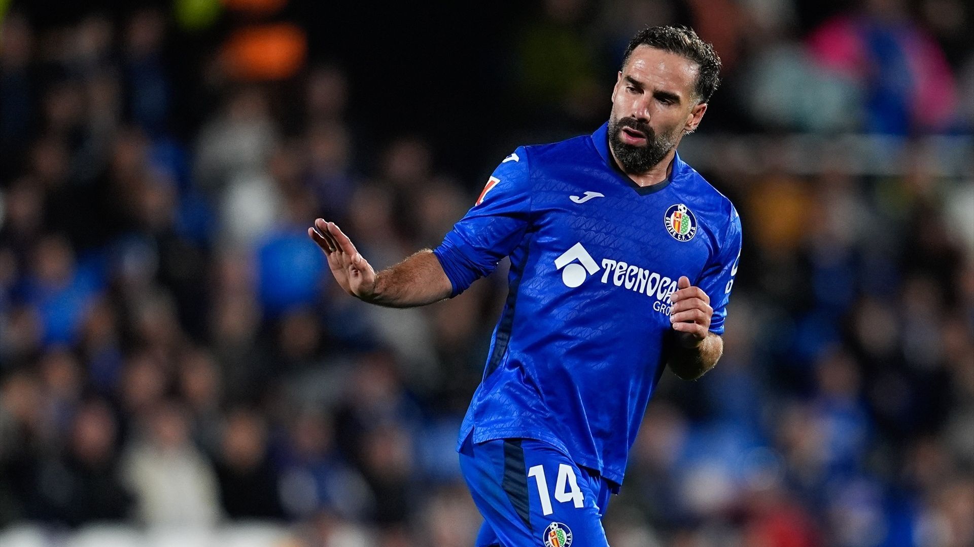 Dani Carvajal durante el Getafe - Rayo Vallecano de LALIGA EA Sports Dani Carvajal durante el Getafe - Rayo Vallecano de LALIGA EA Sports