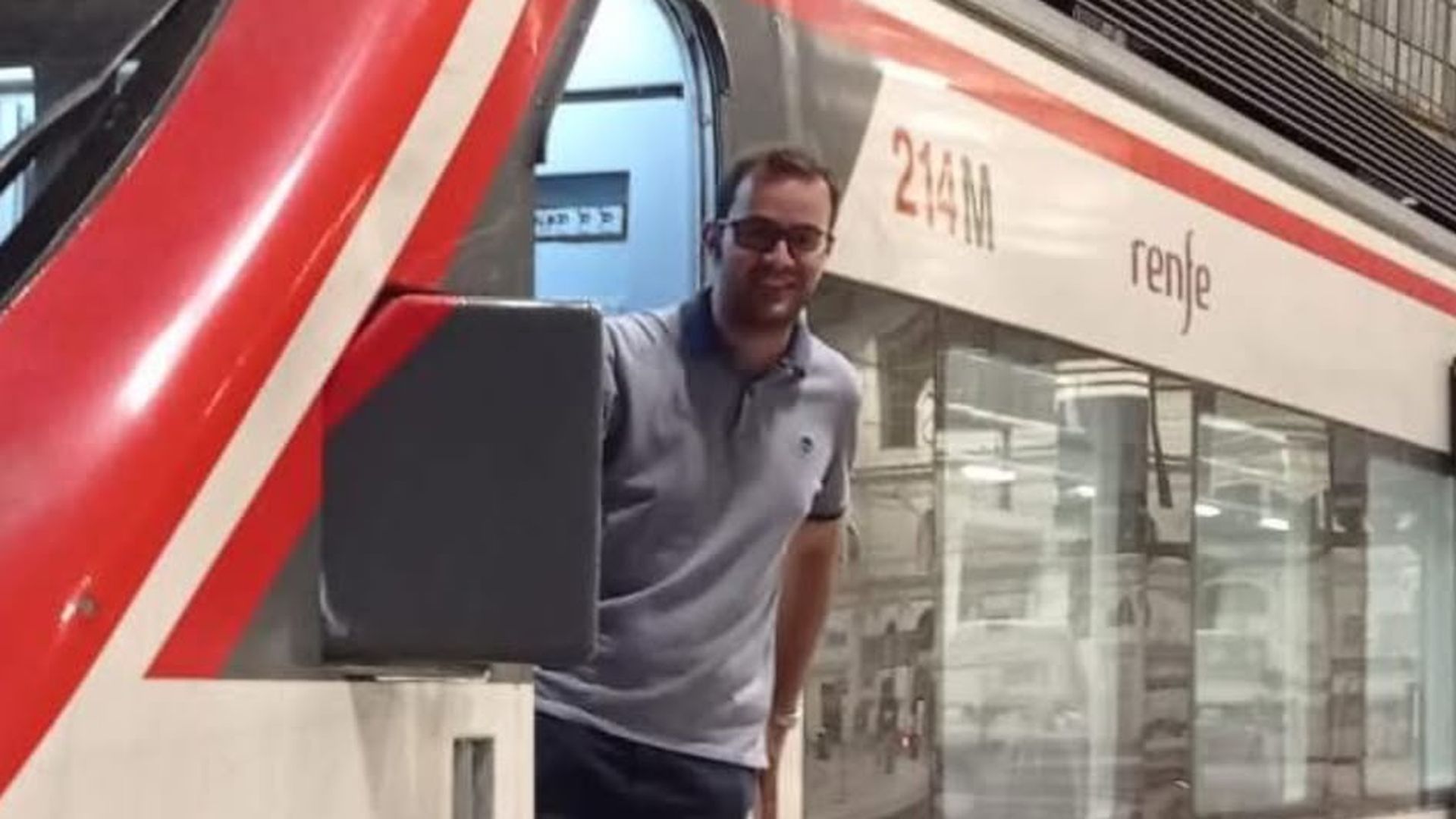 Daniel Cabañas, durante su etapa en Renfe