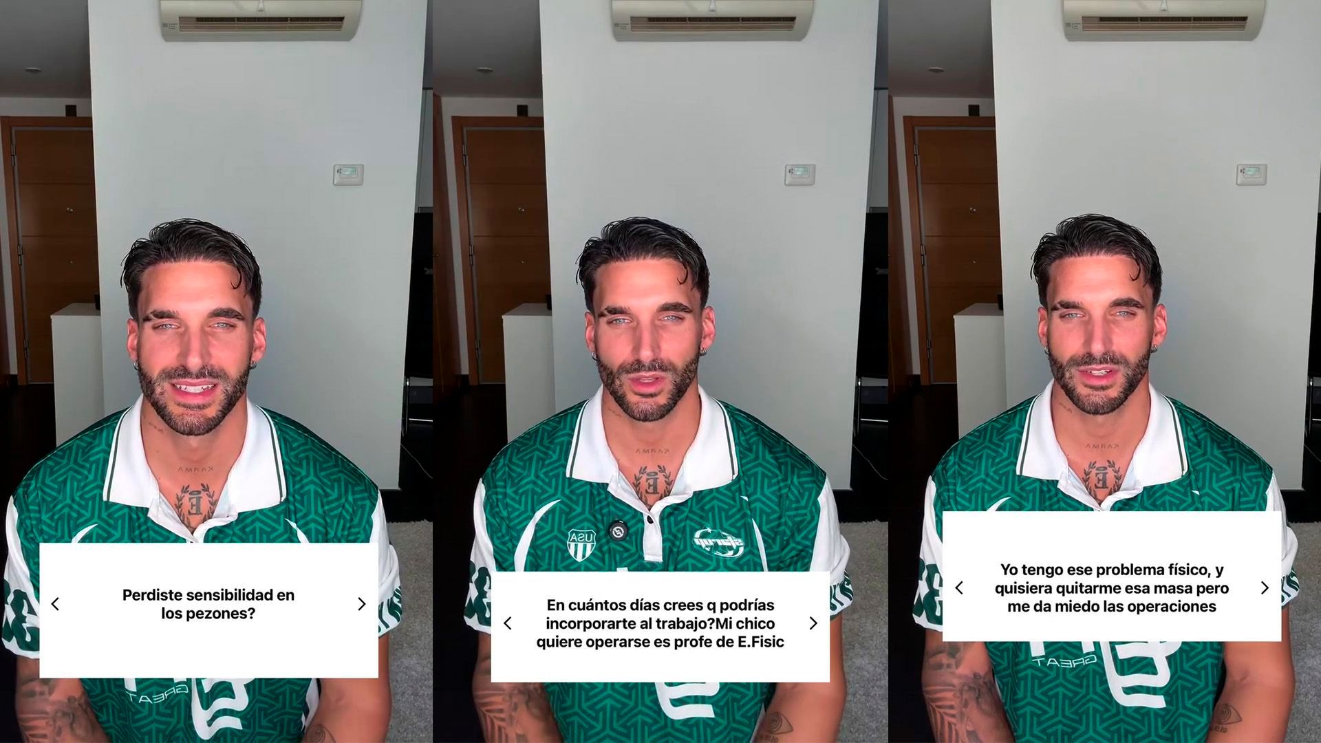 Edi Insua respondiendo preguntas