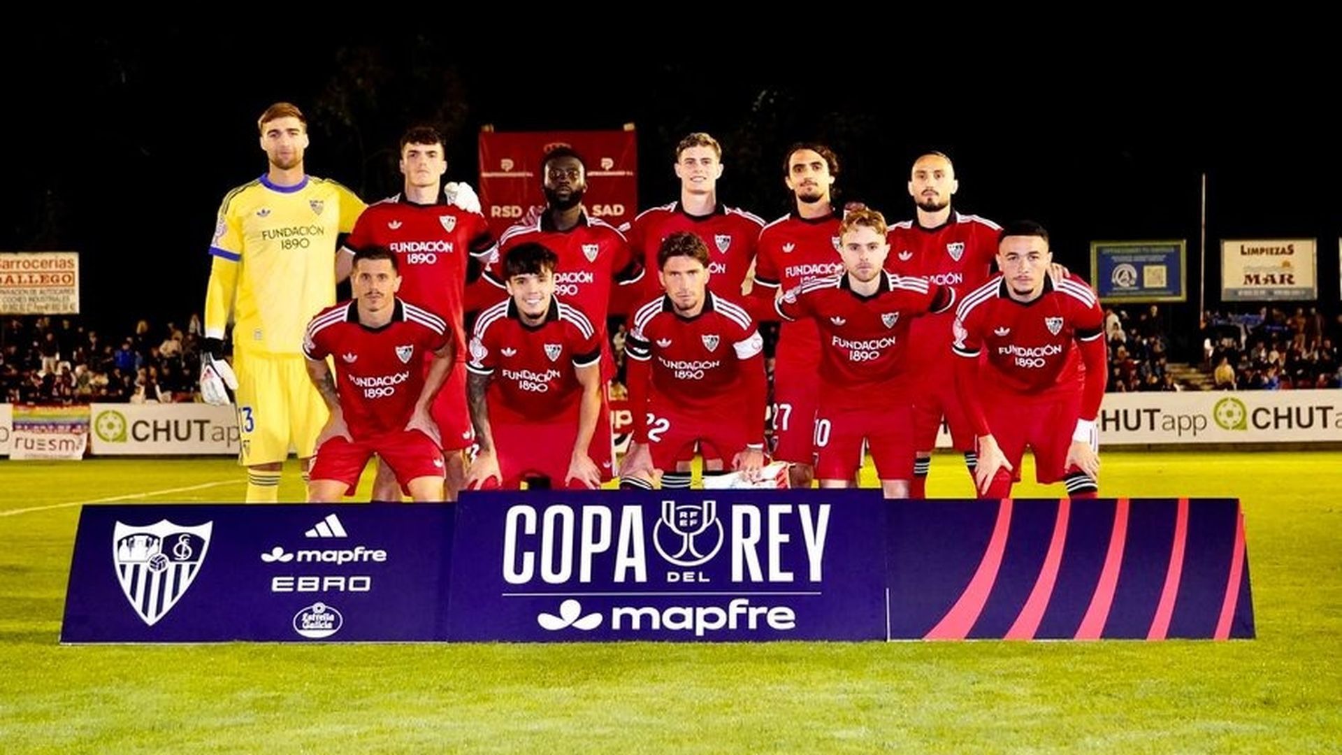 El once del Sevilla ante el Sporting de Hortaleza El once del Sevilla ante el Sporting de Hortaleza