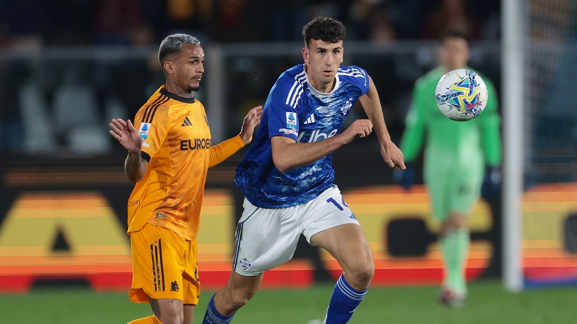 Jacobo Ramón, en un partido con el Como esta temporada Jacobo Ramón, en un partido con el Como esta temporada