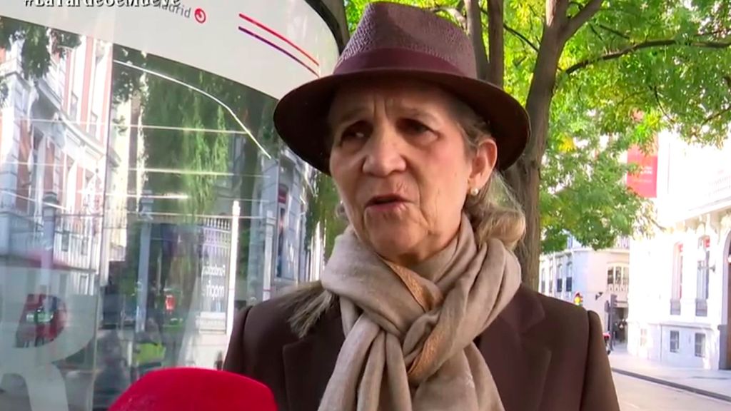 La infanta Elena, emocionada, manda un mensaje de apoyo a las víctimas