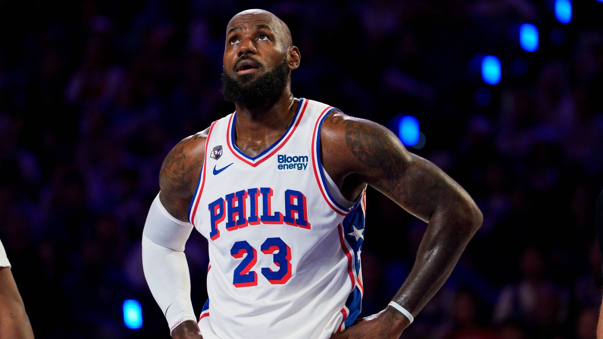 LeBron James durante el partido contra los Indiana Pacers