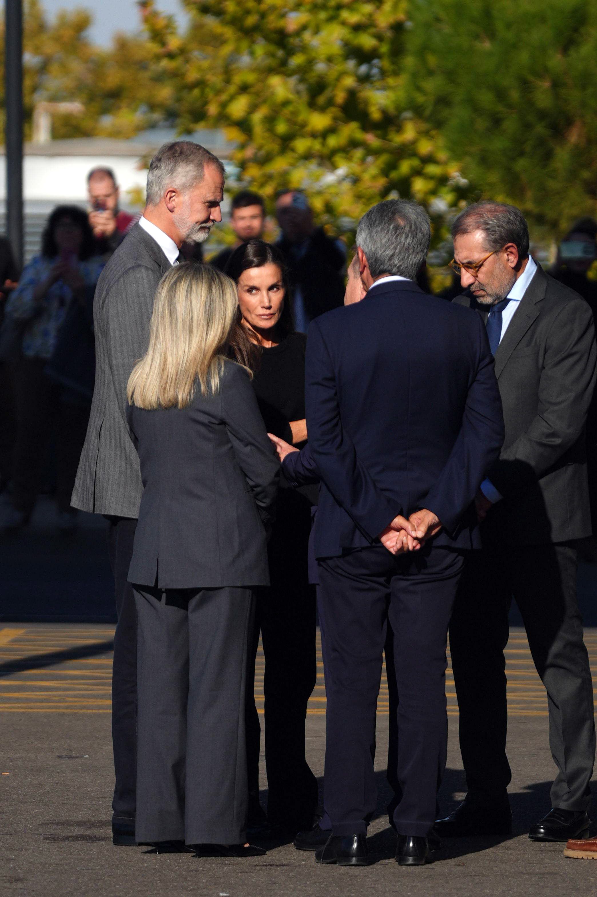 Los reyes, a las puertas del Hospital