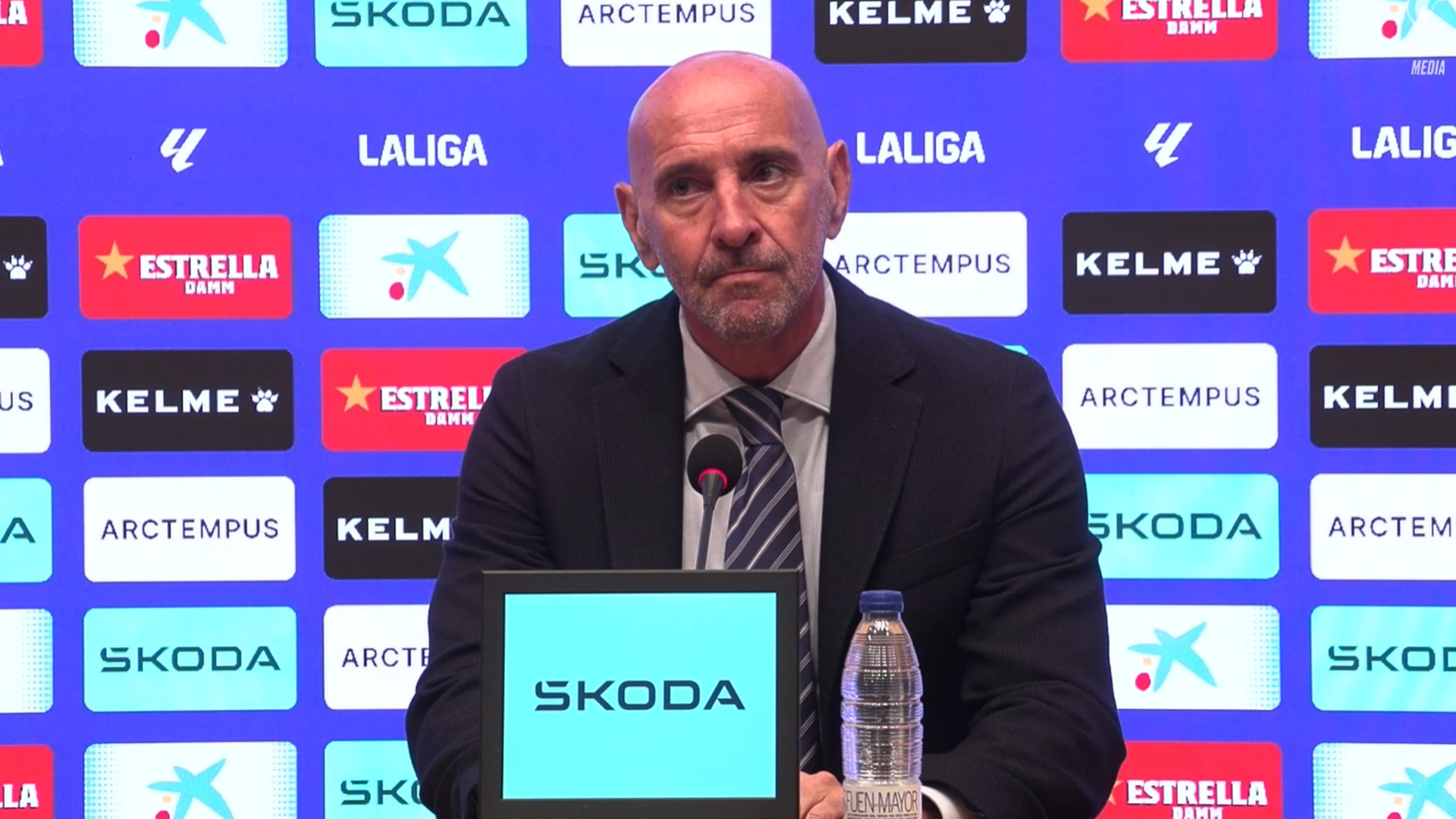 Monchi en sala de prensa