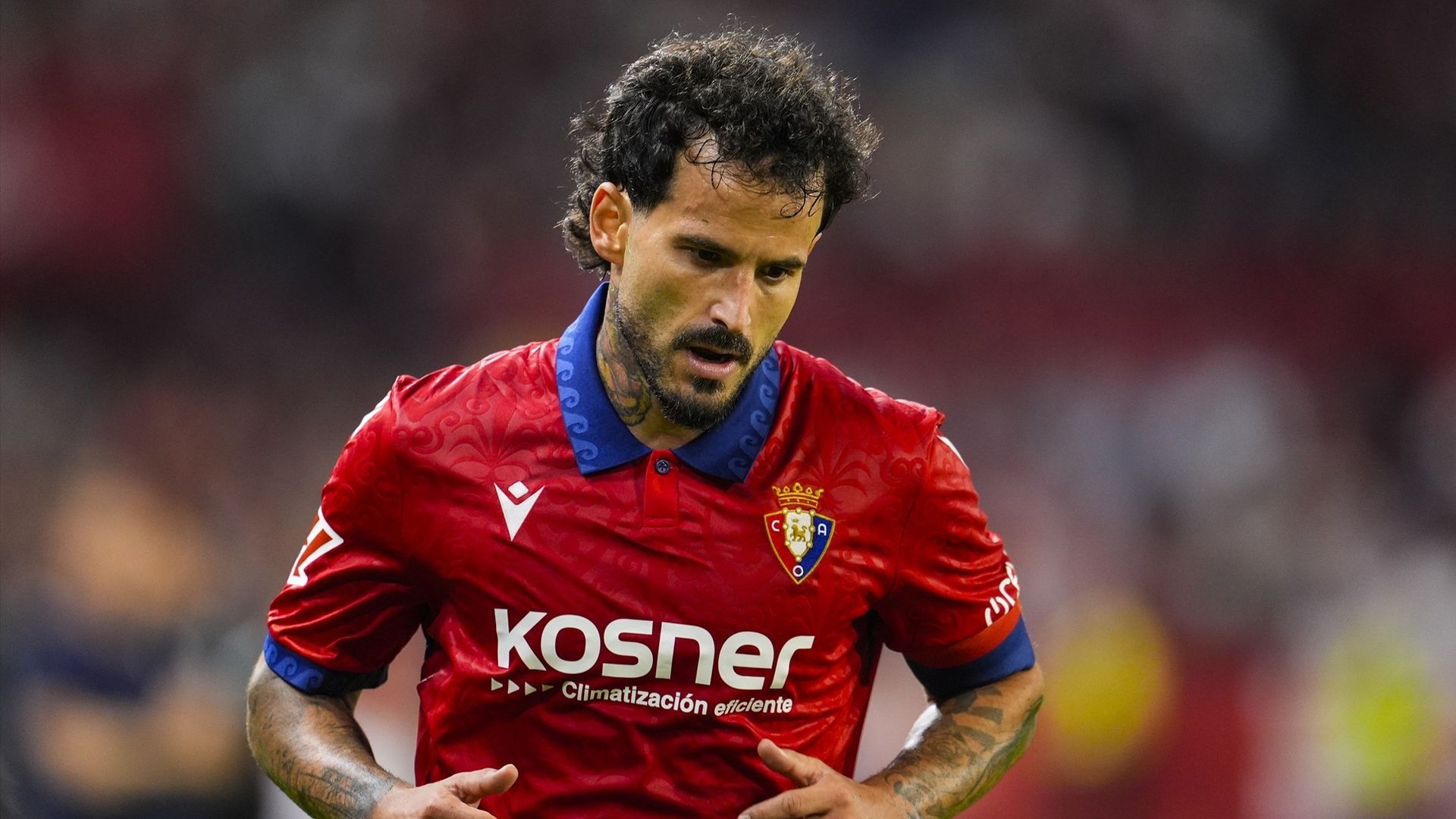 Rubén García durante el Sevilla - Osasuna de LALIGA EA Sports