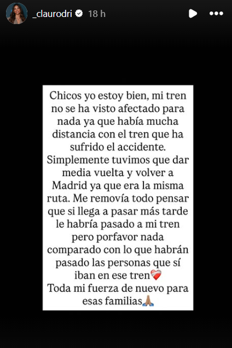 Una historia de Claudia Rodríguez sobre el accidente de tren en Urda