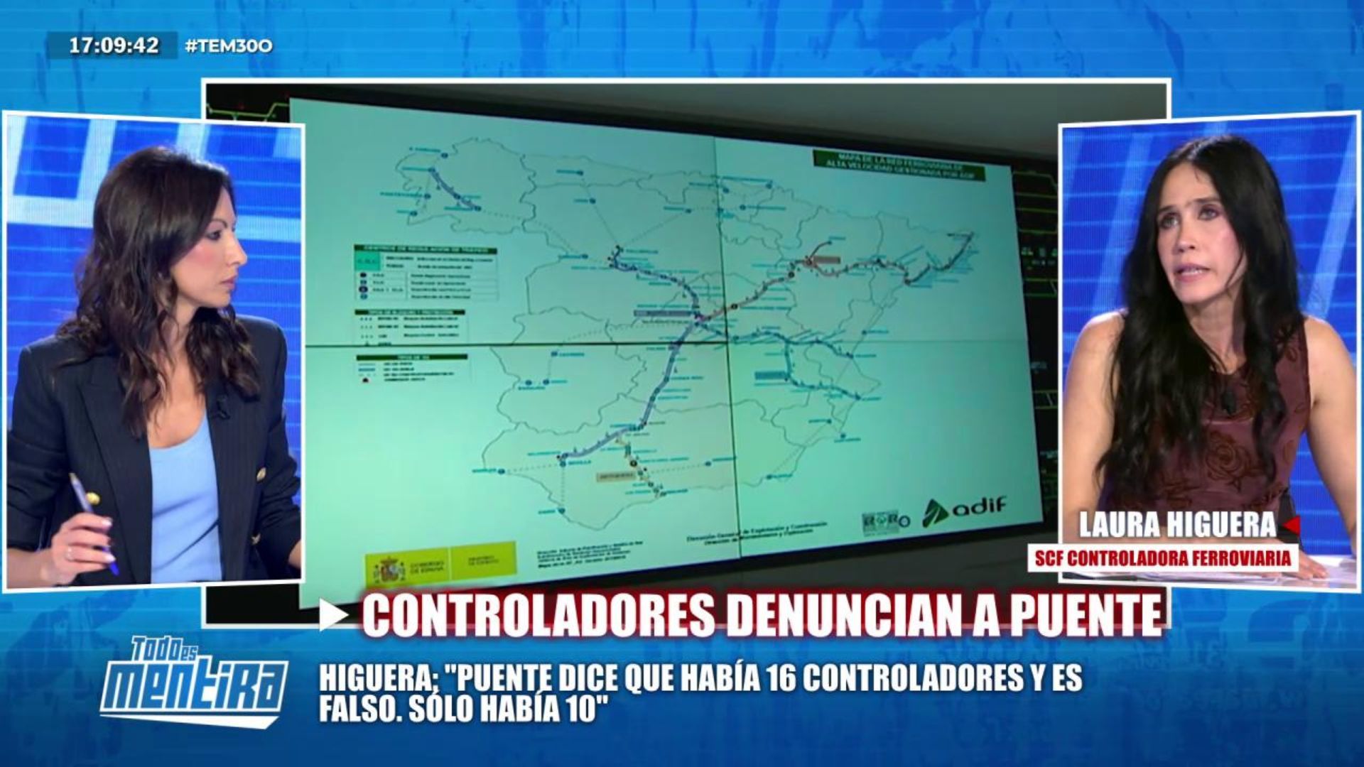 Laura Higuera explica cómo es el trabajo de un controlador ferroviario: "Muchas veces solo hay un refuerzo"