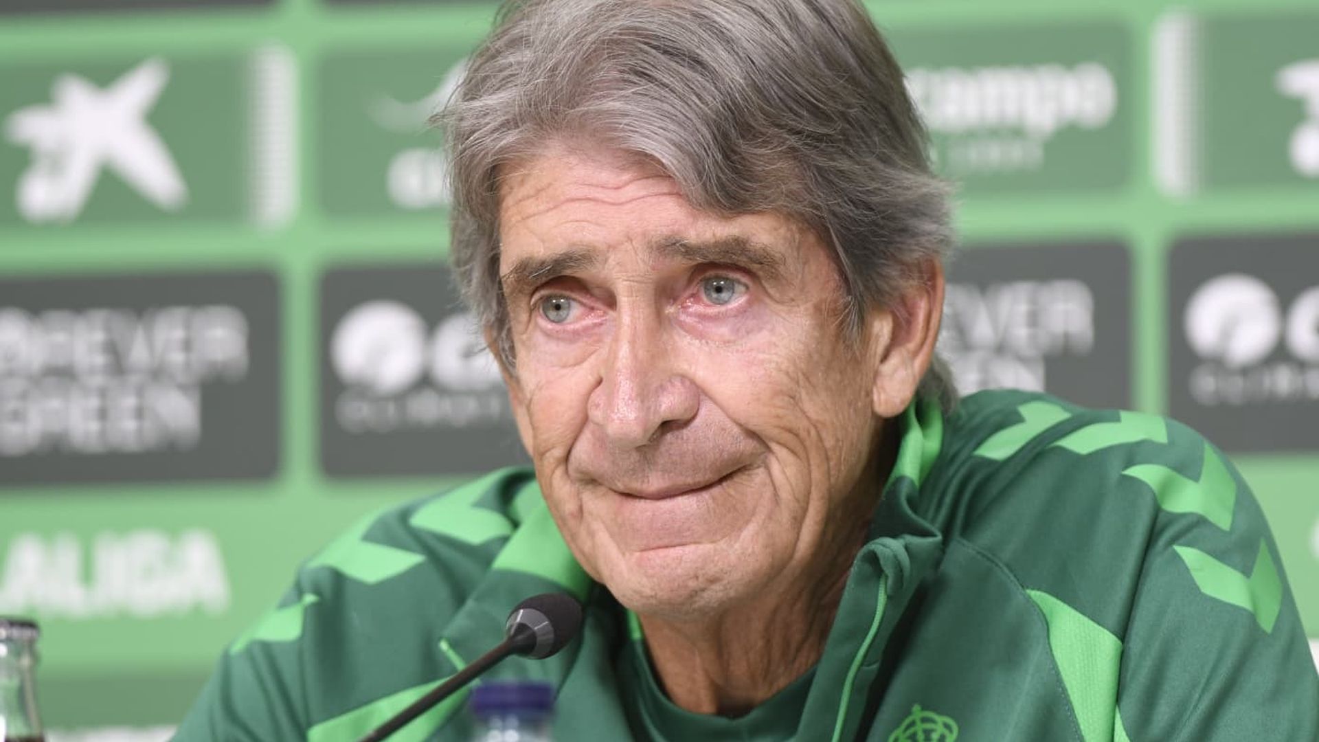 Manuel Pellegrini, en sala de prensa