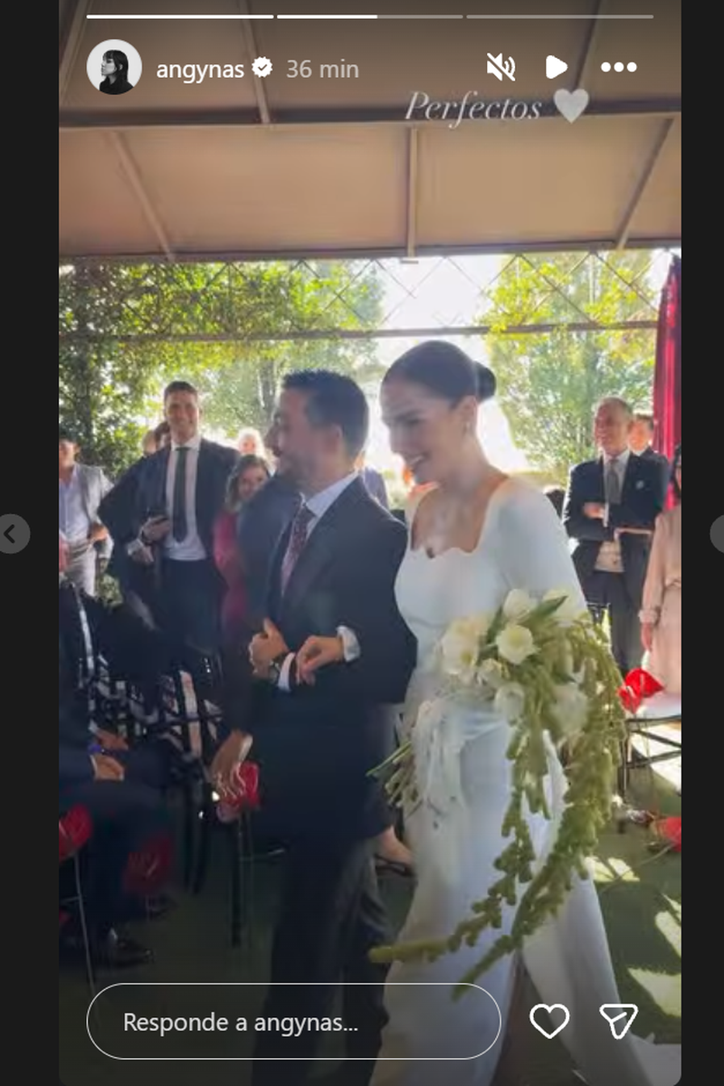 Angy Fernández comparte imágenes de la boda de Andrea Duro