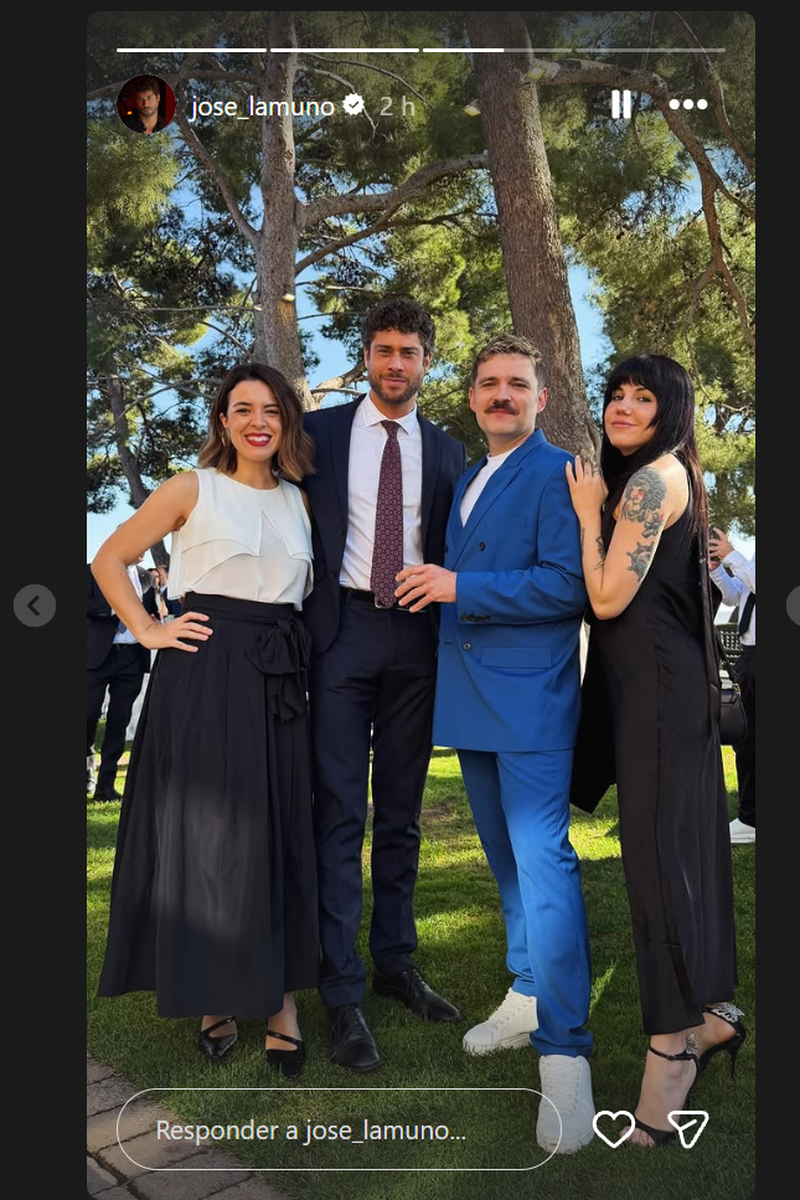 Los compañeros de 'FOQ' se reúnen en la boda de Andrea Duro