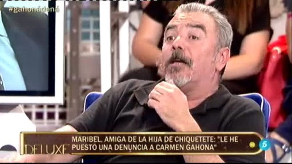 Pepe, amigo de Chiquetete: "Gahona me ha pegado con una morcilla en la espalda"