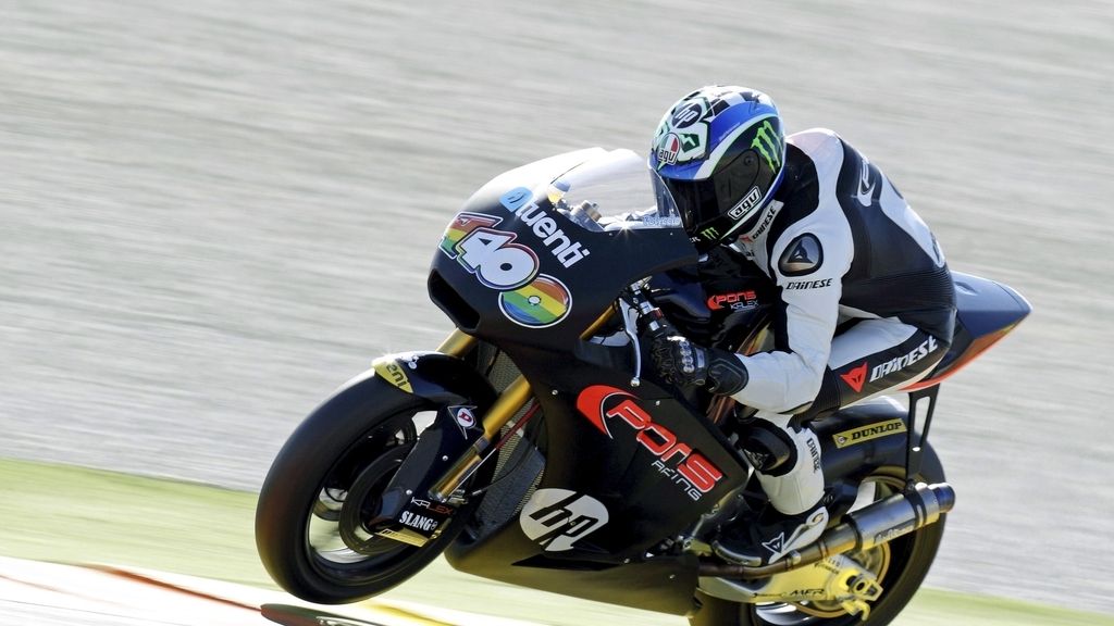 Pol Espargaró, rodando en Cheste