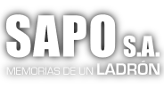 Logo de Sapo S.A. Memorias de un ladrón